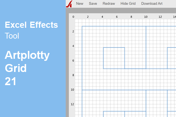 Artplotty Grid 21 online drawing tool