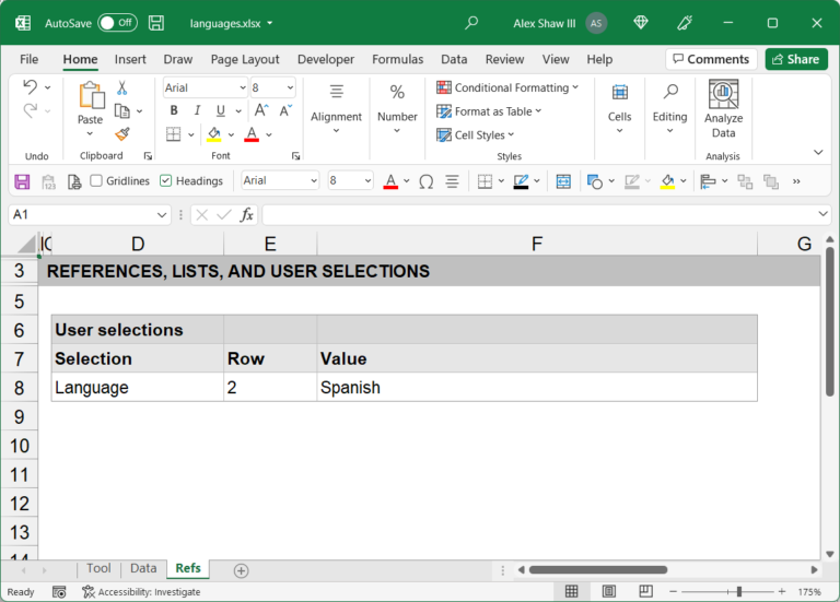 All the languages list in Excel - Excel Effects