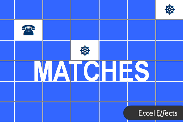 Matches game for Excel