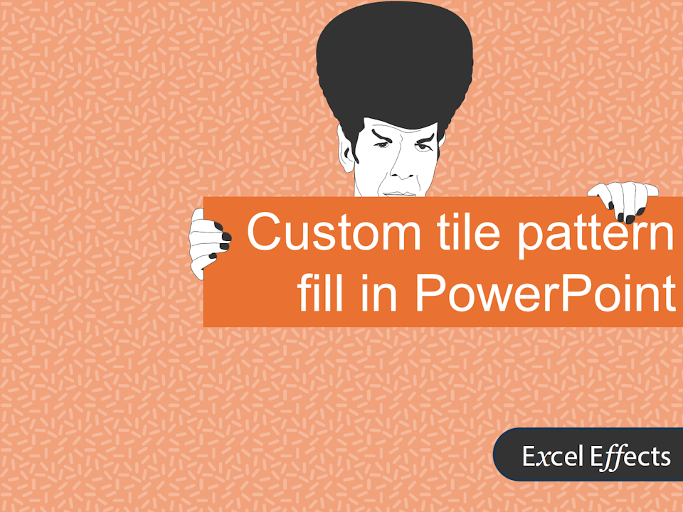 Custom PowerPoint tile pattern - How-to - Excel Effects