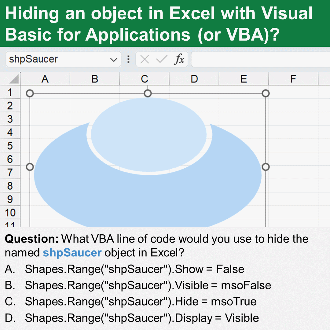 How to hide object with VBA in Excel - Question - Excel Effects